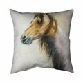 Begin Home Decor 26 x 26 in. Wild Horse-Double Sided Print Indoor Pillow 5541-2626-AN333